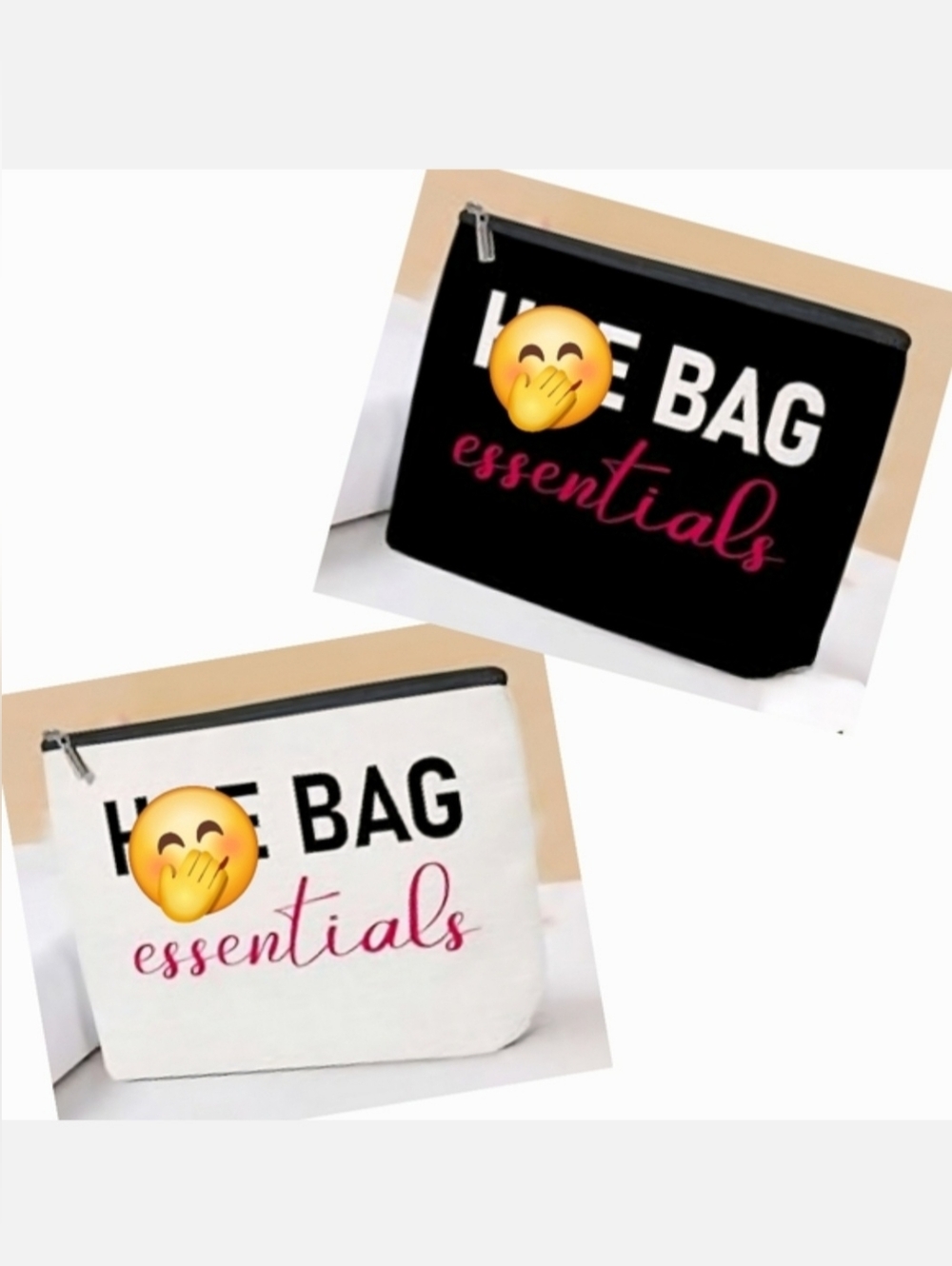 NWT Choice Of  'Garden Tool' Essentials Waterproof Canvas Makeup/Essentials Bag